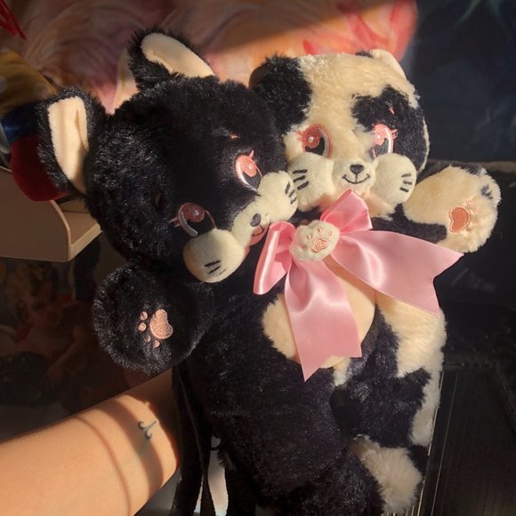 Bully Bunny Dual Headed Kitty backpack/purse kawaii lolita gothic